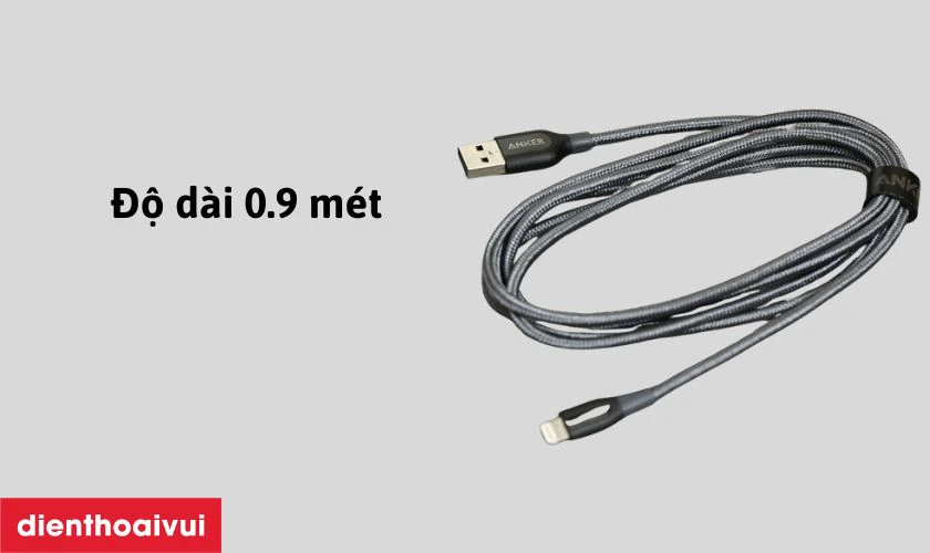 Độ d&agrave;i 0.9 m&eacute;t với sắc m&agrave;u đ&ecirc;n sang trọng, c&aacute; t&iacute;nh
